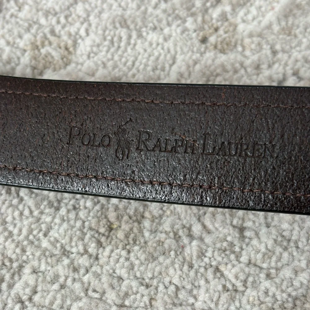 POLO Ralph Lauren Brown Leather Belt 38